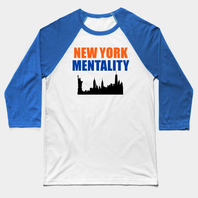 New York Mentality Baseball T-Shirt by ny_islanders_fans